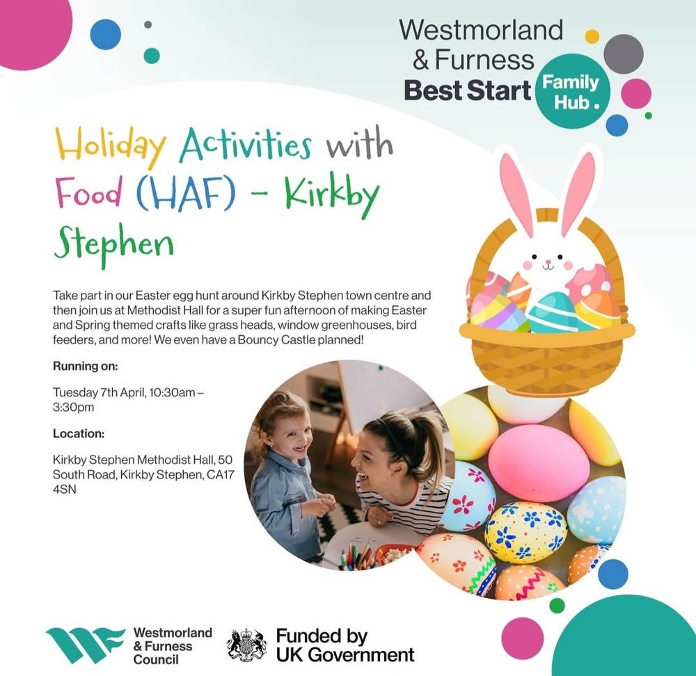 Holiday Activities with Food (HAF) - Kirkby Stephen