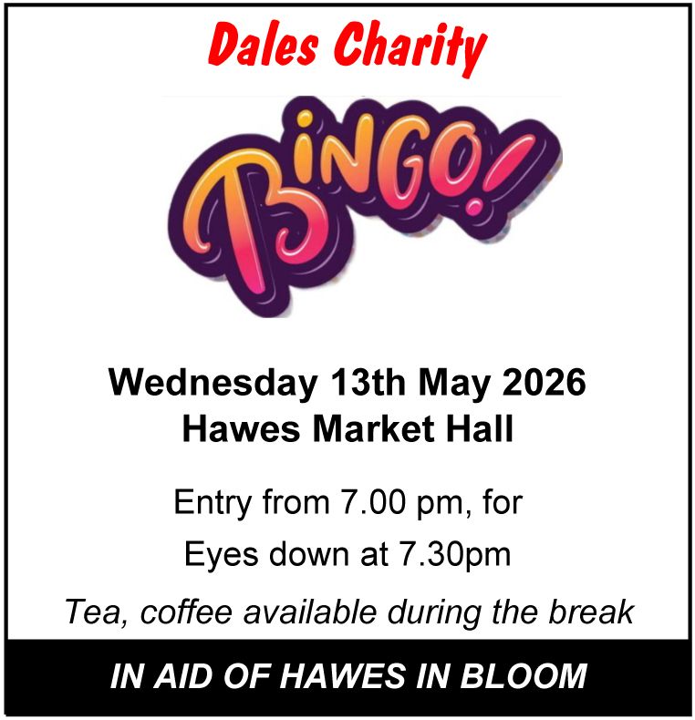 Bingo Night for Hawes in Bloom