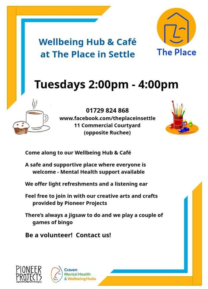 Wellbeing Hub & Cafe at The Place in Settle