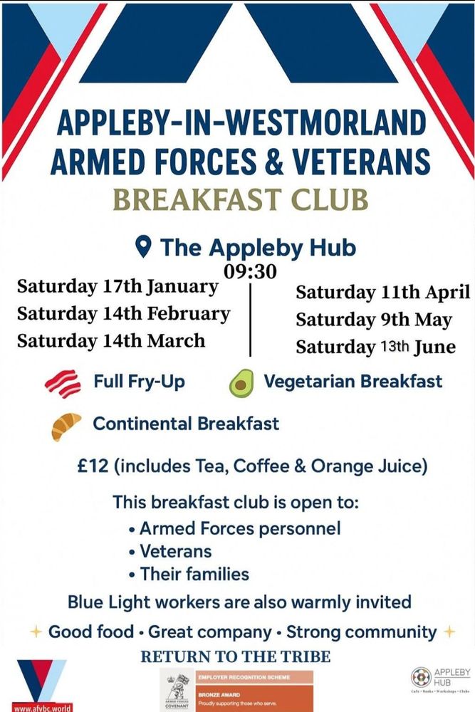 Appleby-In-Westmorland Armed Forces & Veterans Breakfast Club
