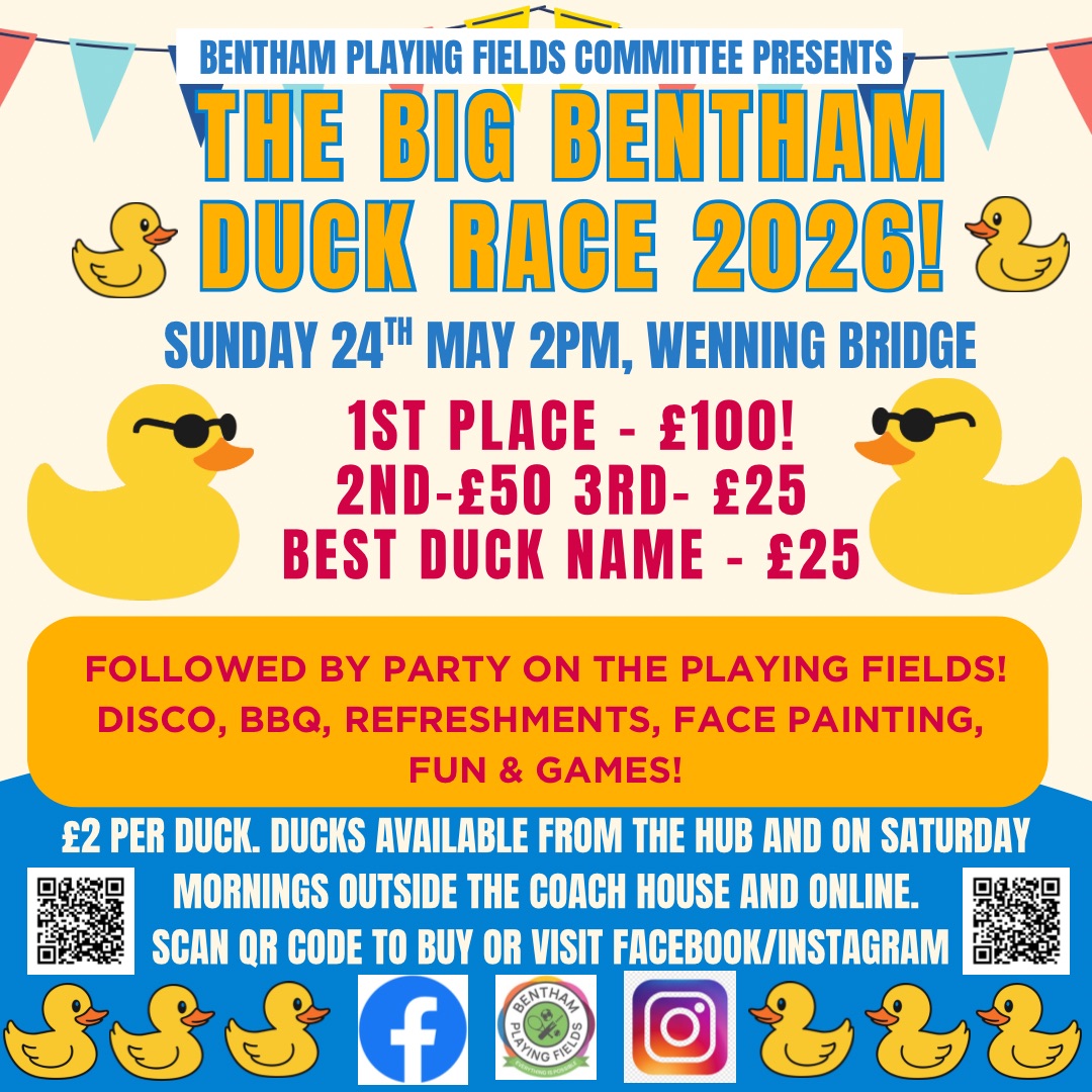 The Big Bentham Duck Race 2026!