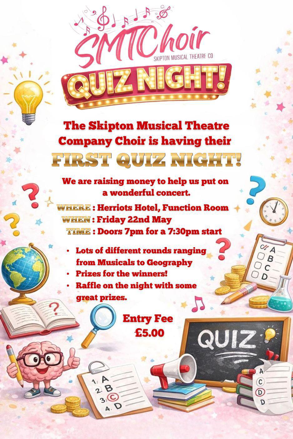 Skipton Musical Theatre Co. Quiz Night