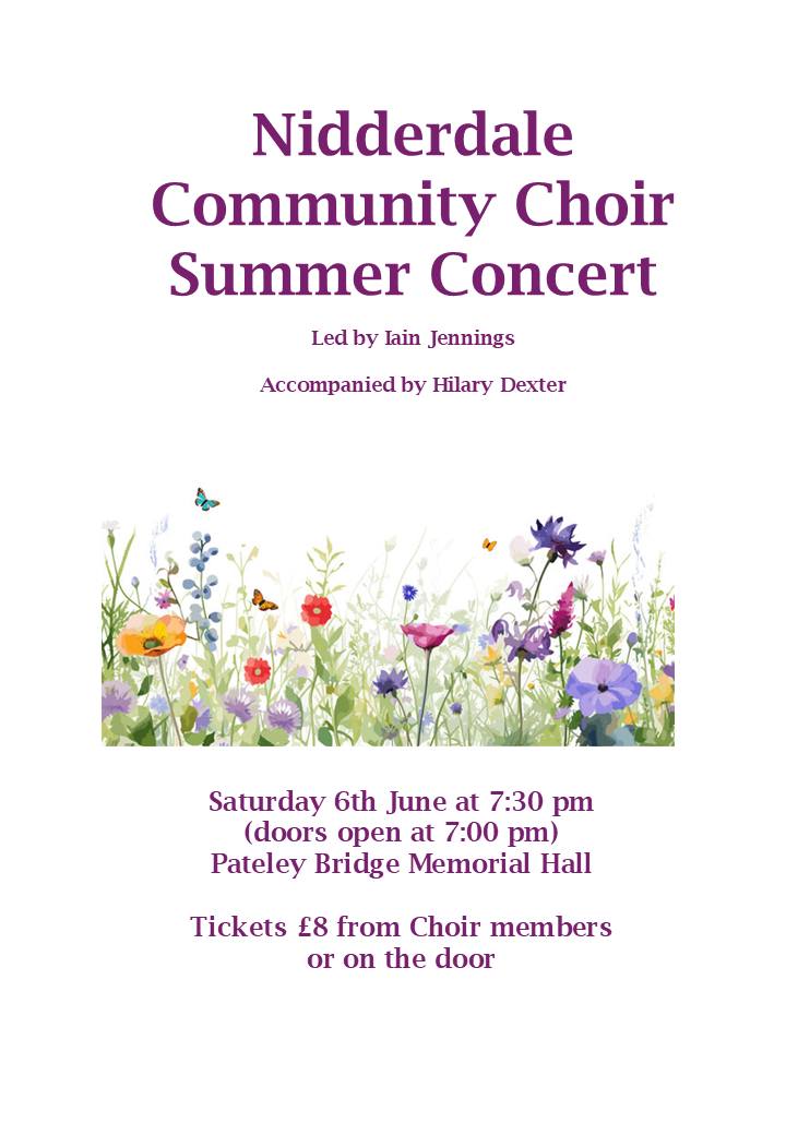 Nidderdale Community Choir Summer Concert