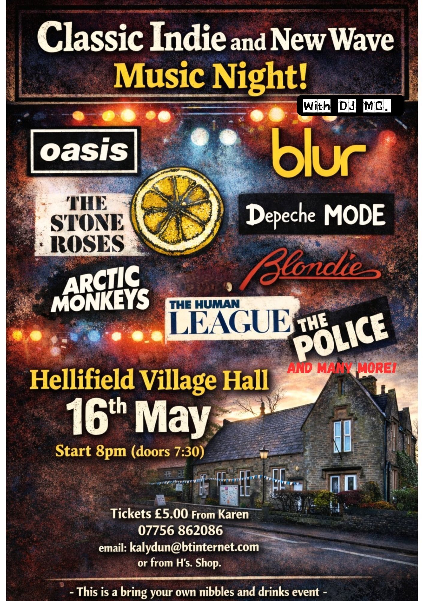 Classic Indie & New Wave Music Night