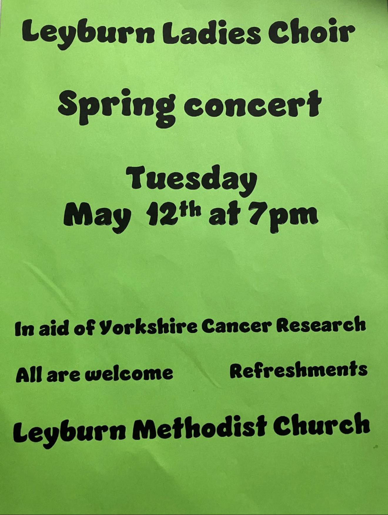 Leyburn Ladies Choir Spring Concert