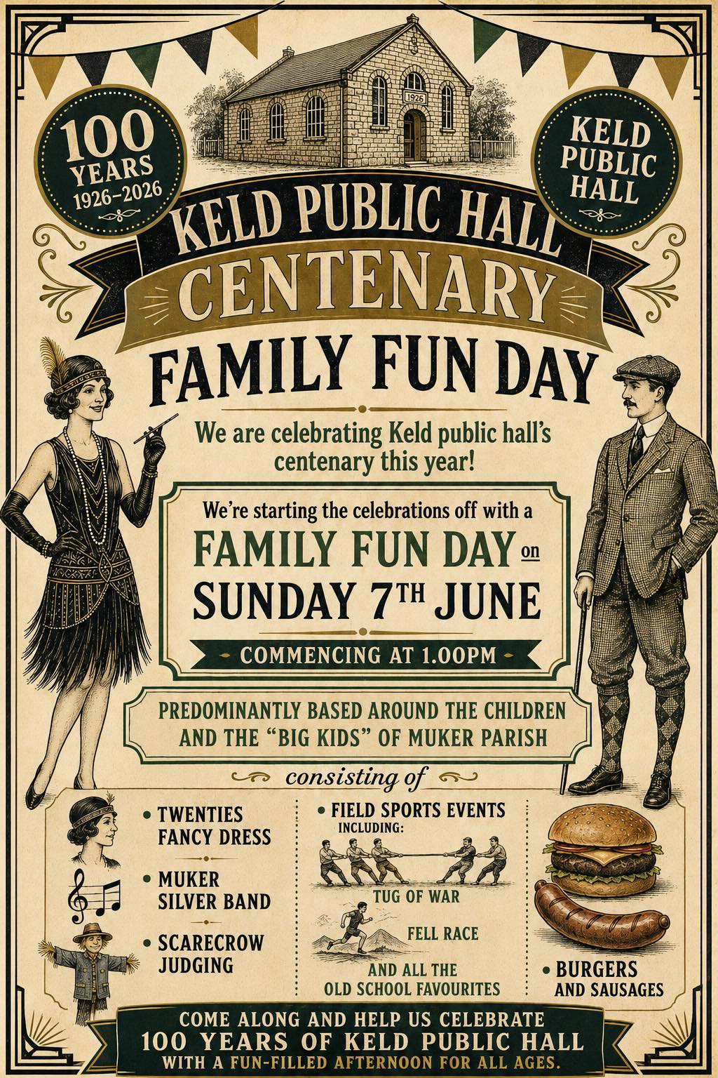 Keld Public Hall Centenary Family Fun Day