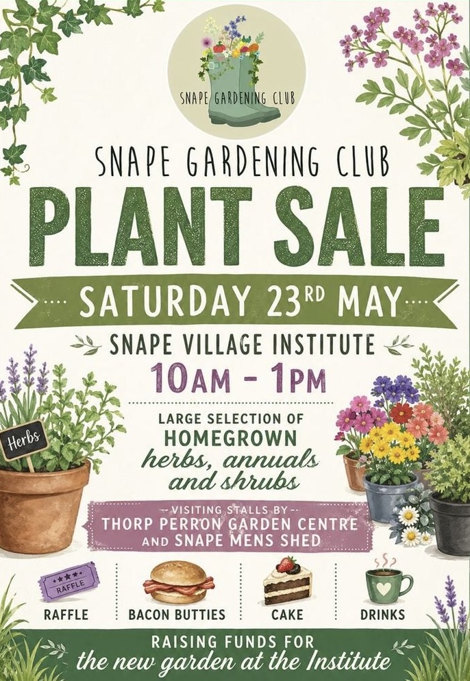 Snape Gardening Club Plant Sale