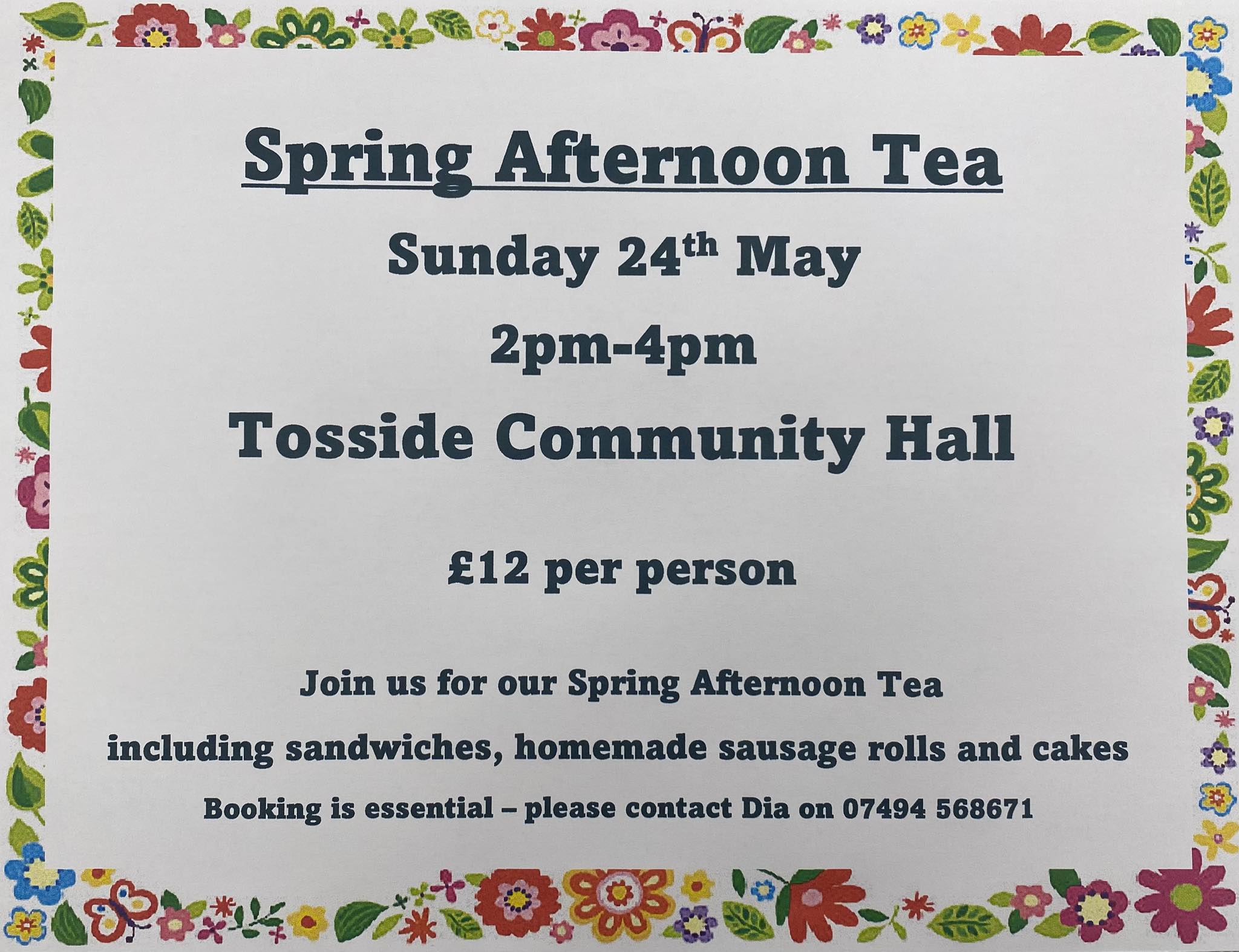 Spring Afternoon Tea