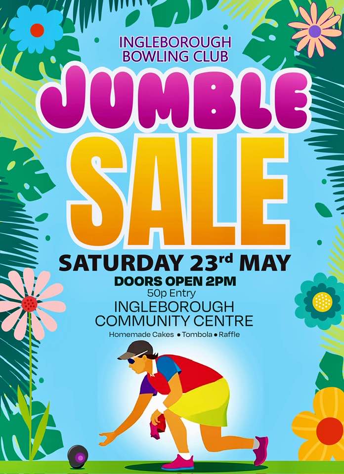 Ingleborough Bowling Club Jumble Sale