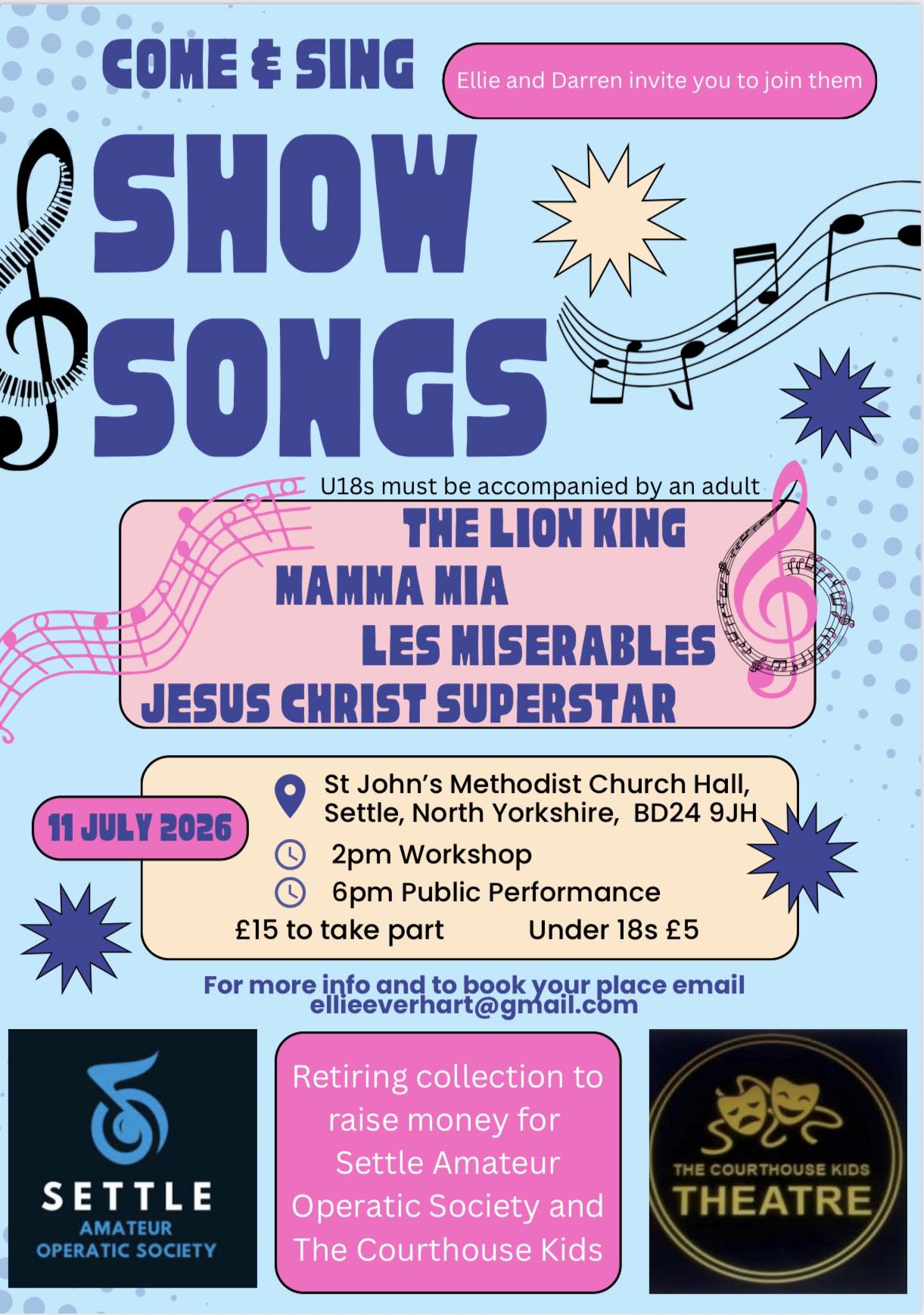 Come & Sing Show Songs