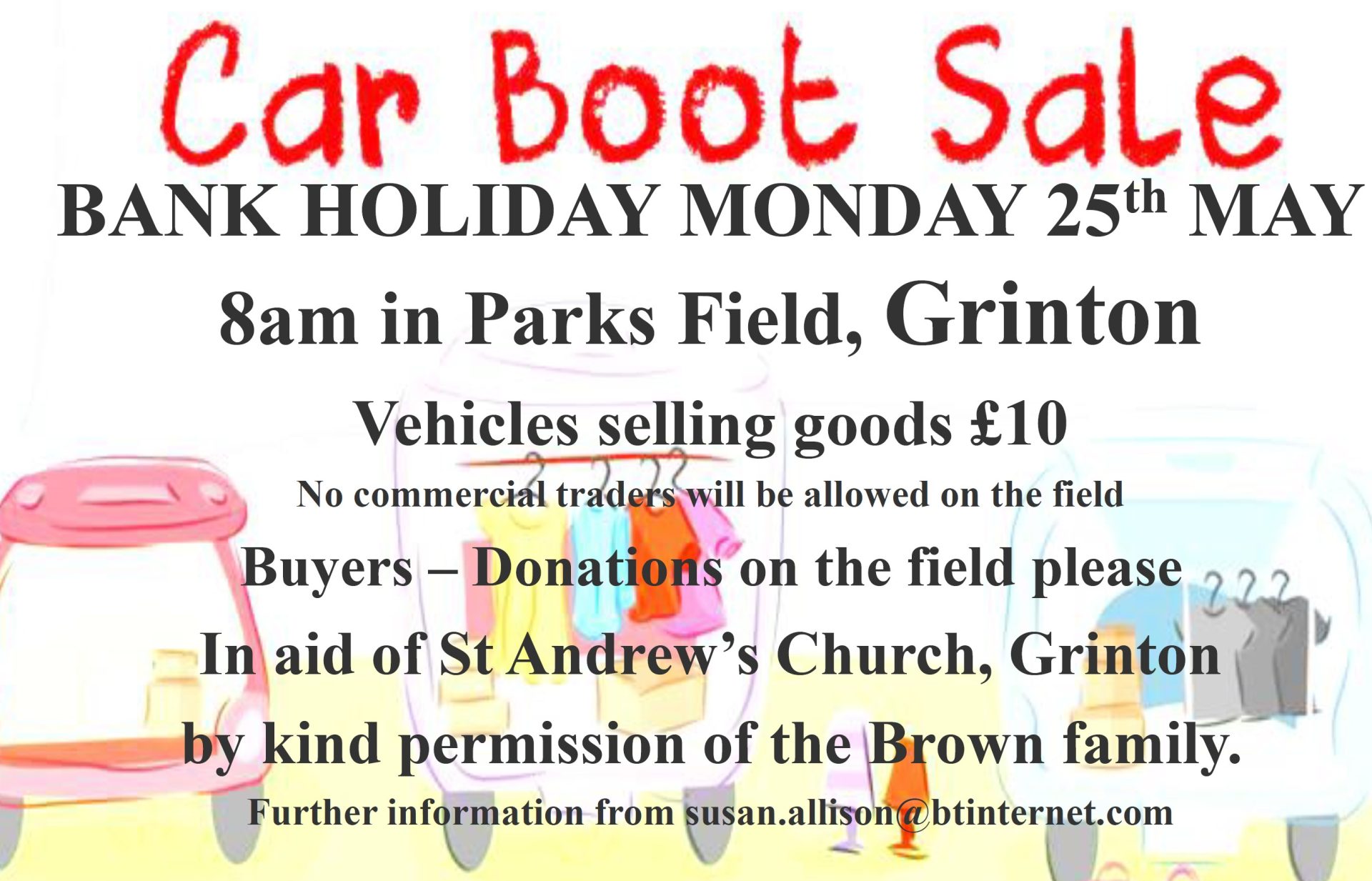 Grinton Car Boot Sale