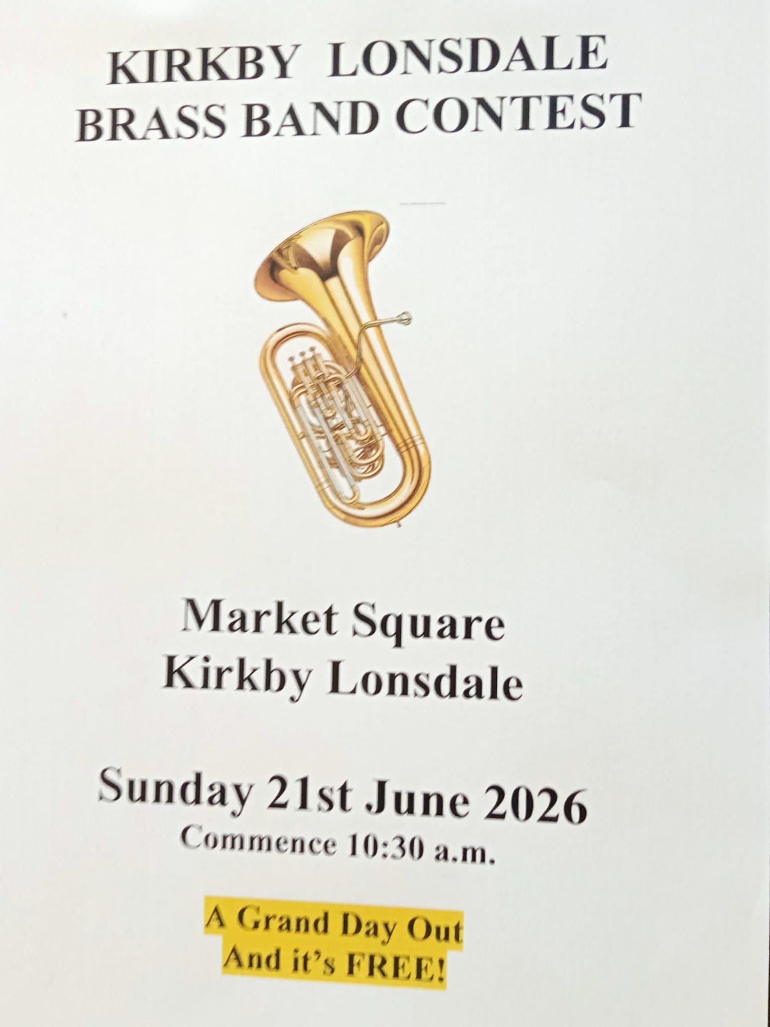 Kirkby Lonsdale Brass Band Contest