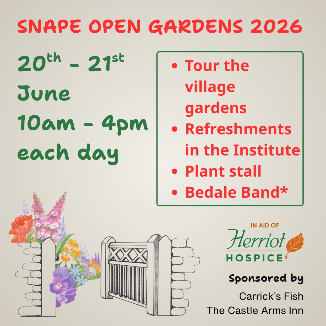 Snape Open Gardens 2026