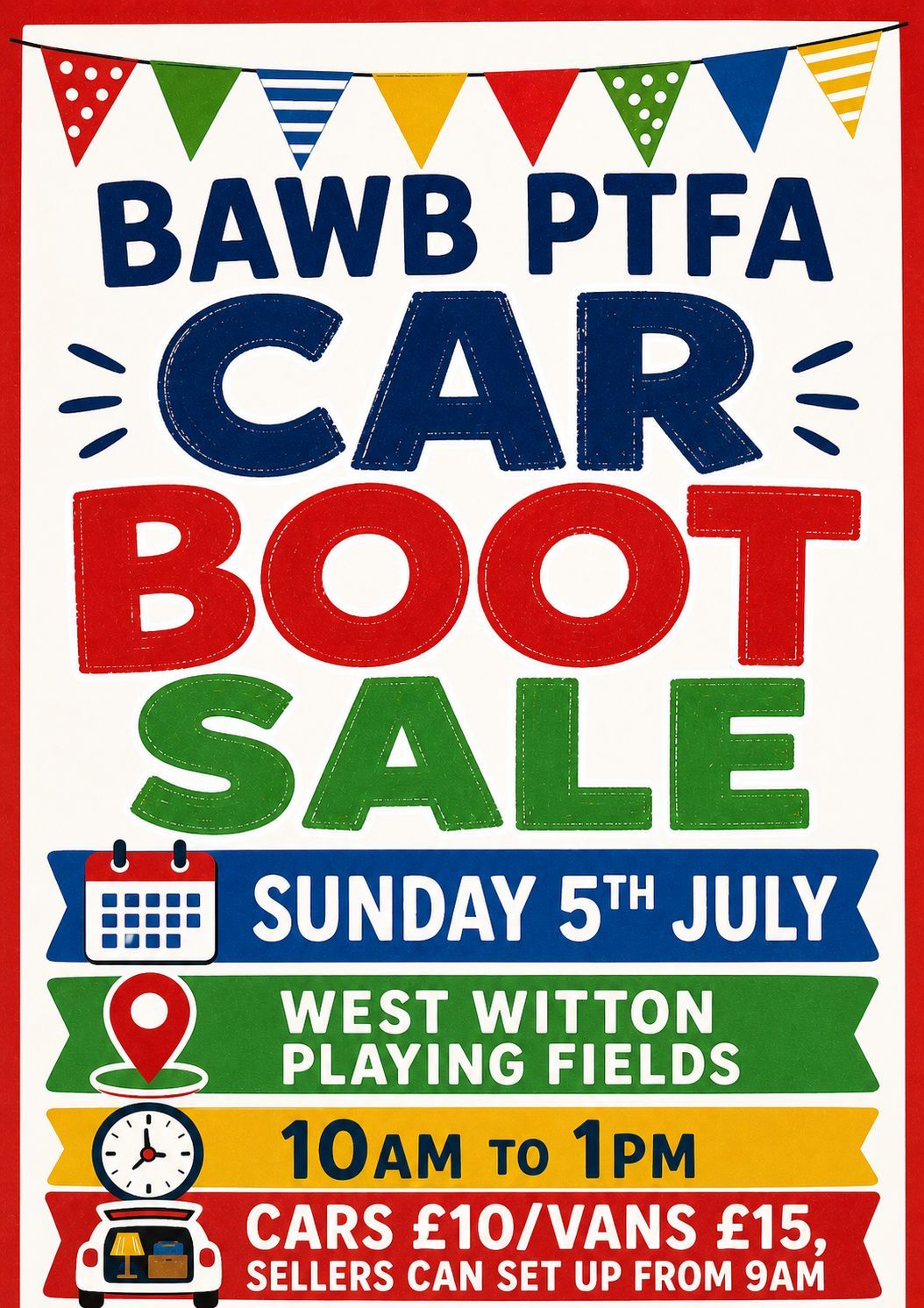 BAWB PTFA Car Boot Sale