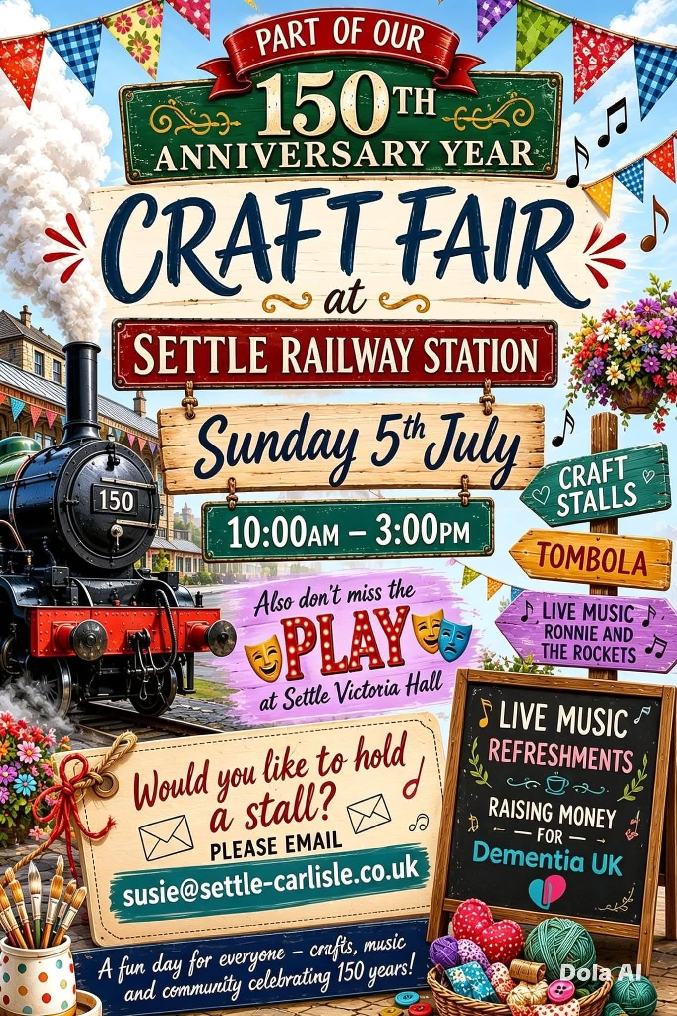 150th Anniversary Craft Fair at Settle Railway Station
