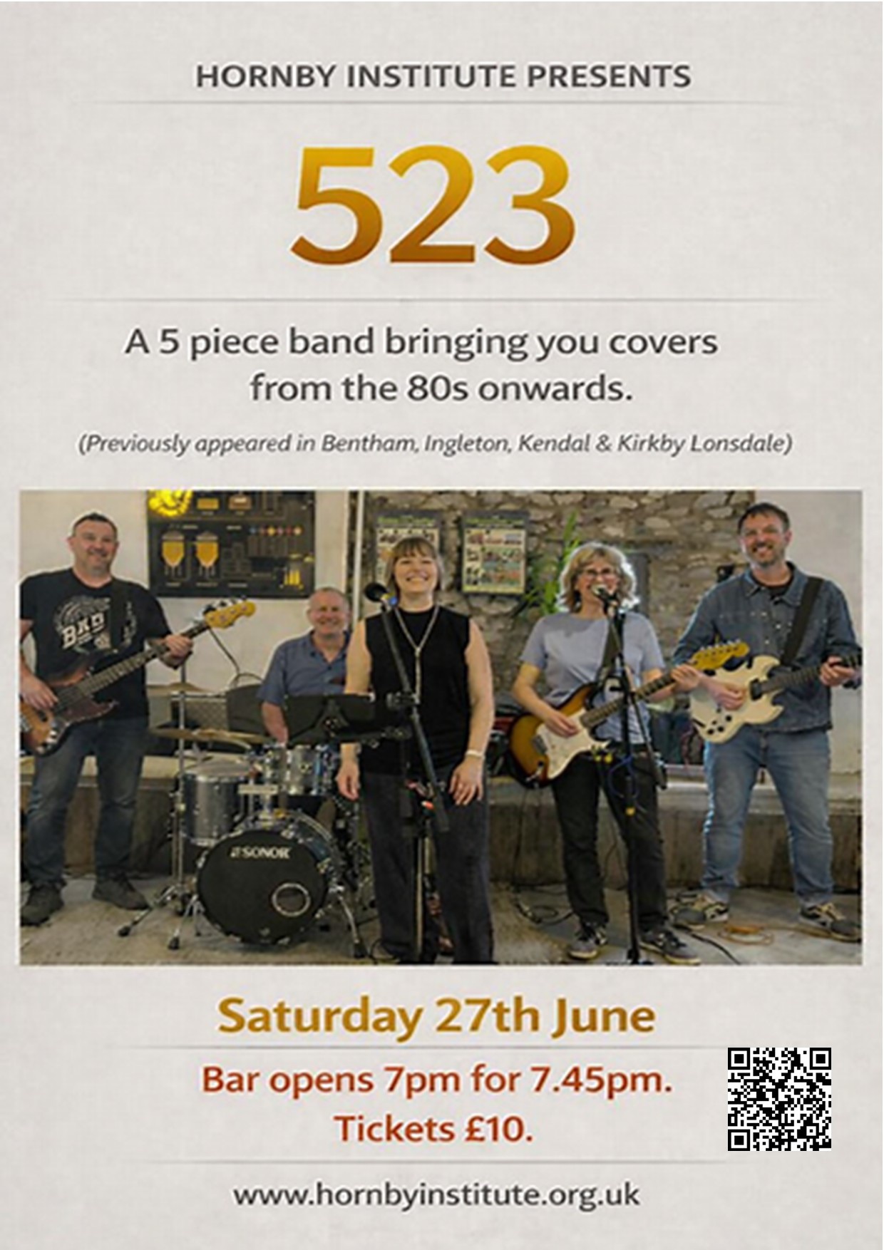 Hornby Institute Presents 523