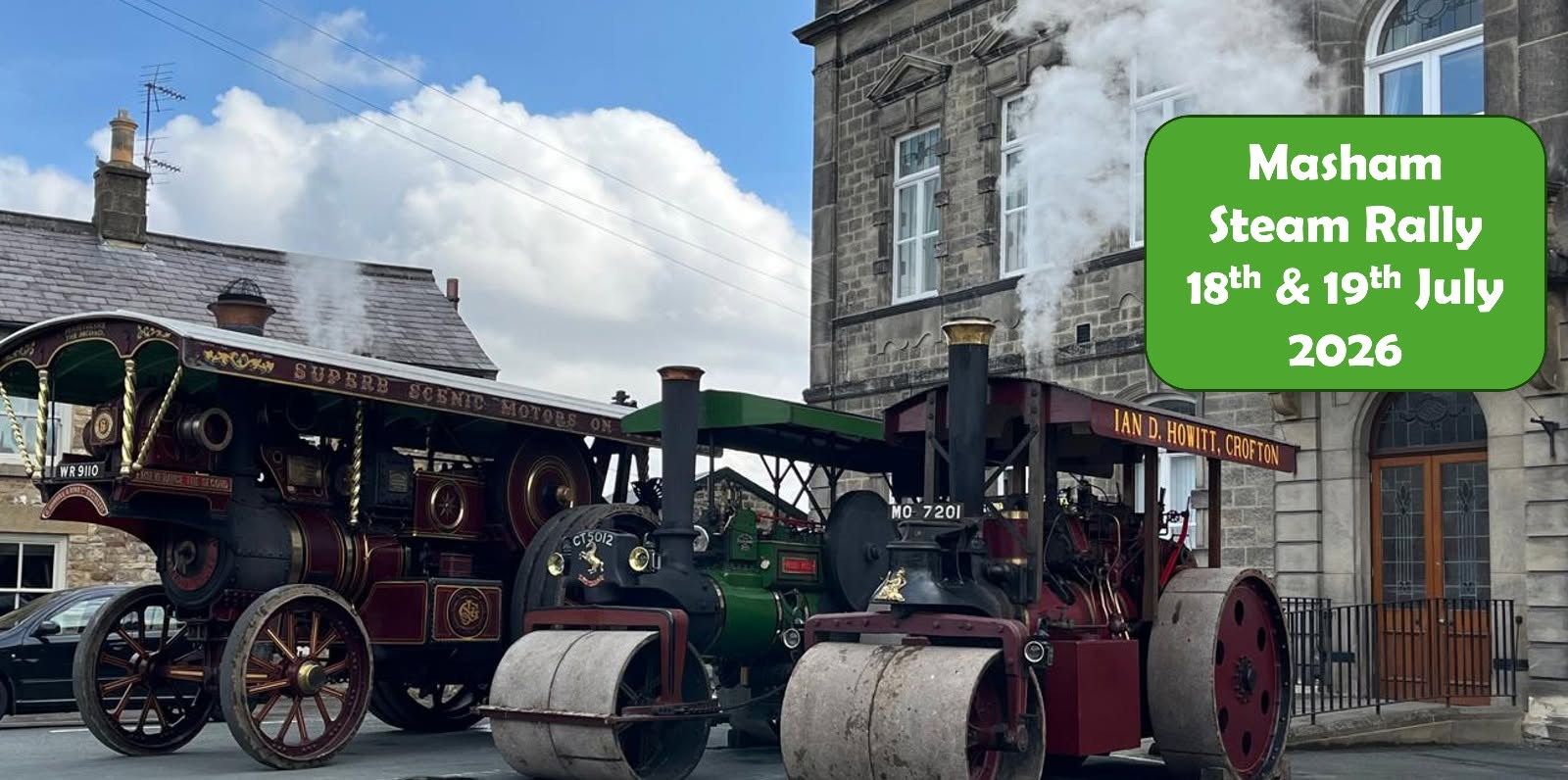 Masham Steam Engine & Fair Organ Rally 2026