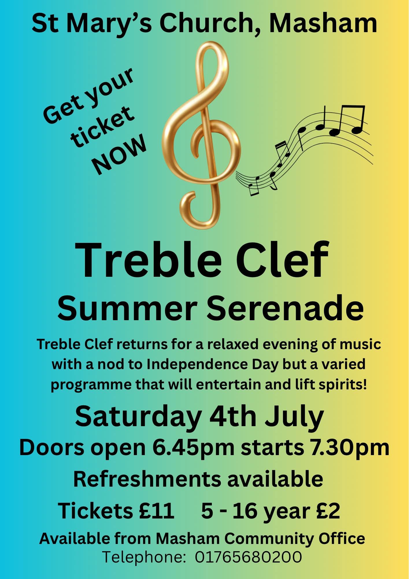 Treble Clef Summer Serenade