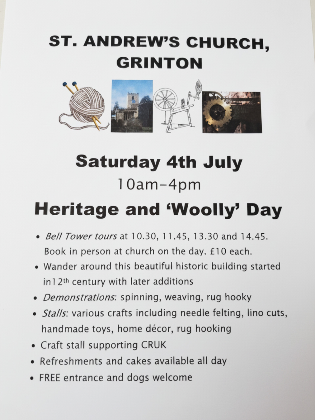Heritage and 'Woolly' Day