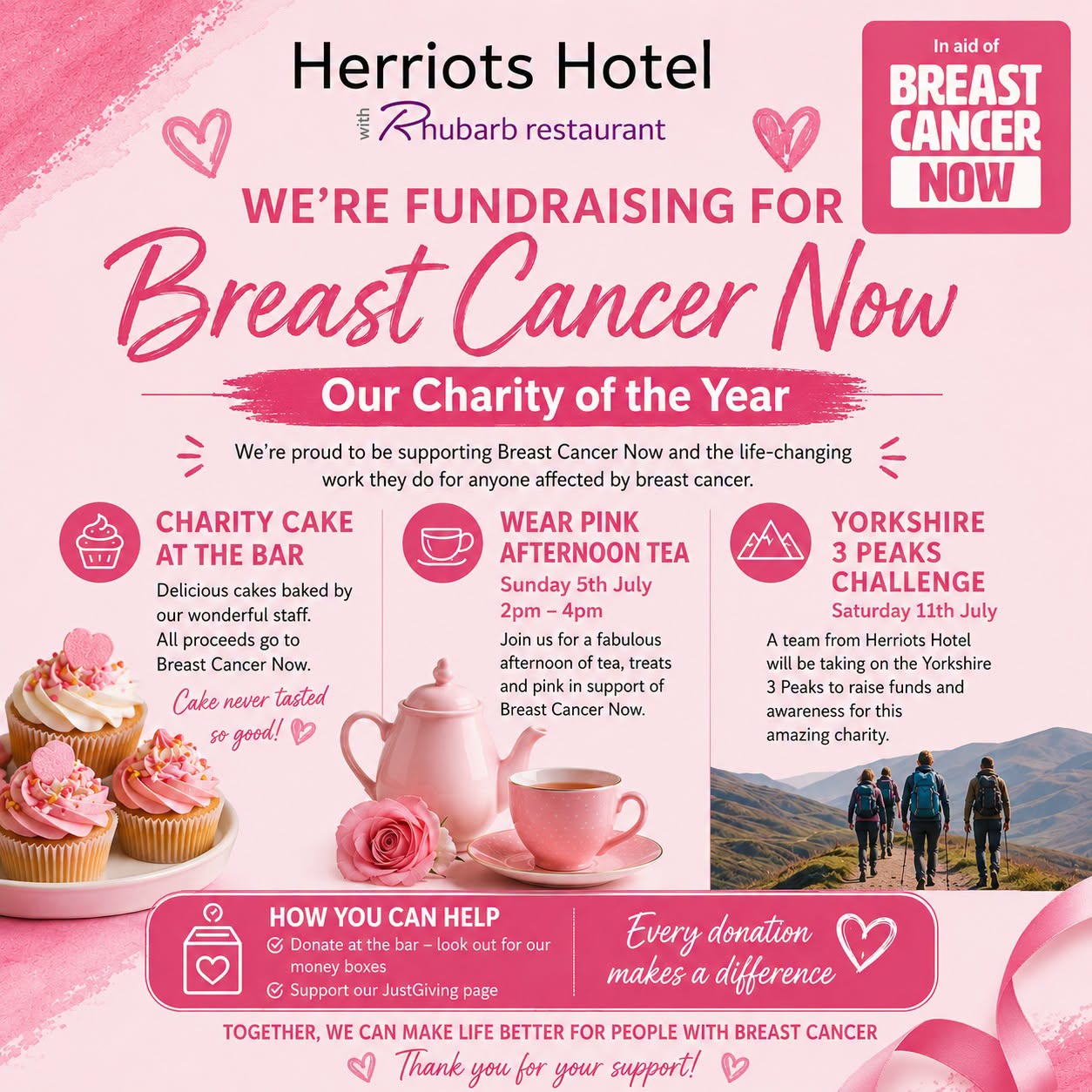 Wear Pink Afternoon Tea