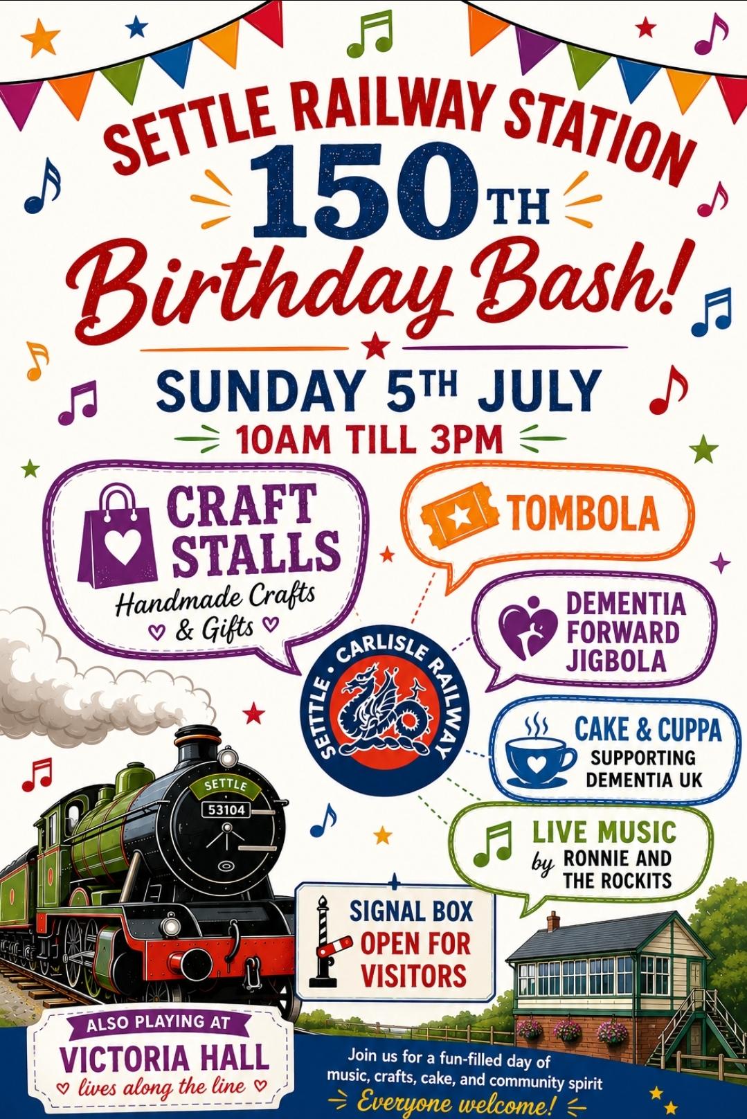 150th Anniversary Craft Fair at Settle Railway Station