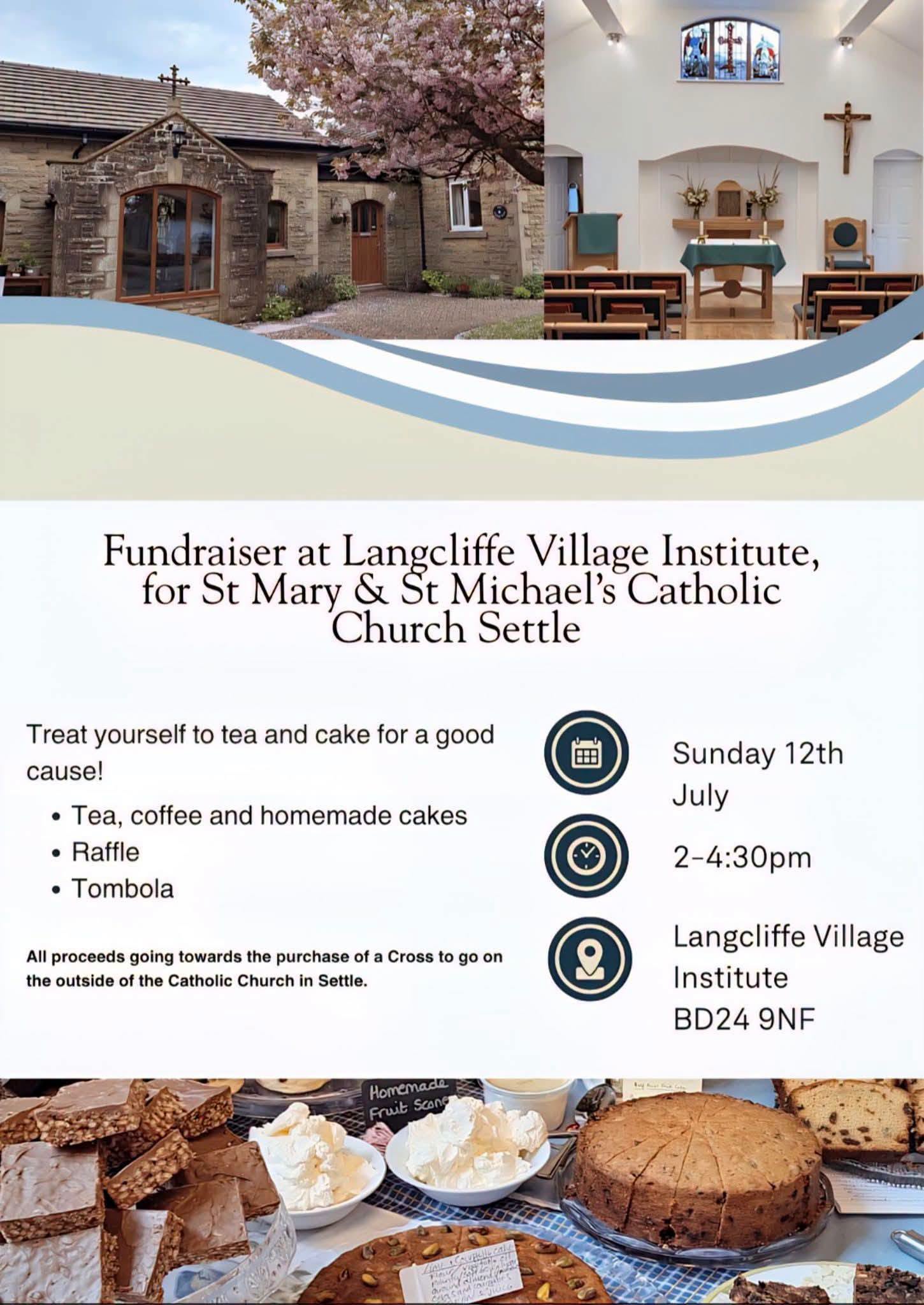 Fundraiser at Langcliffe Village Institute for St Mary & St Michael's Catholic Church