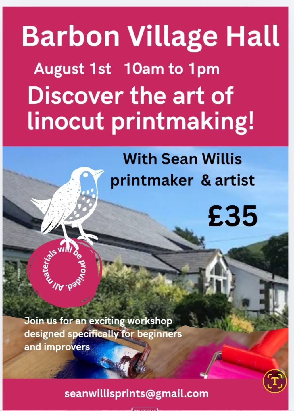 Linocut Printmaking with Sean Willis