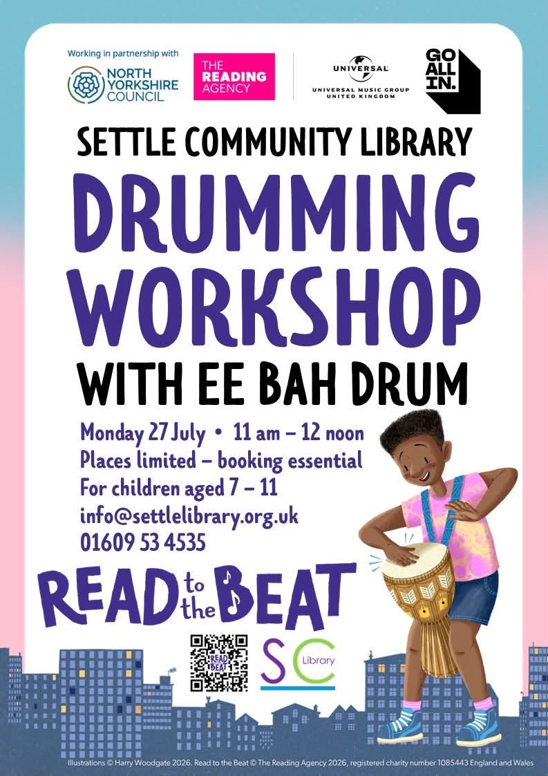 Settle Community Library Drumming Workshop