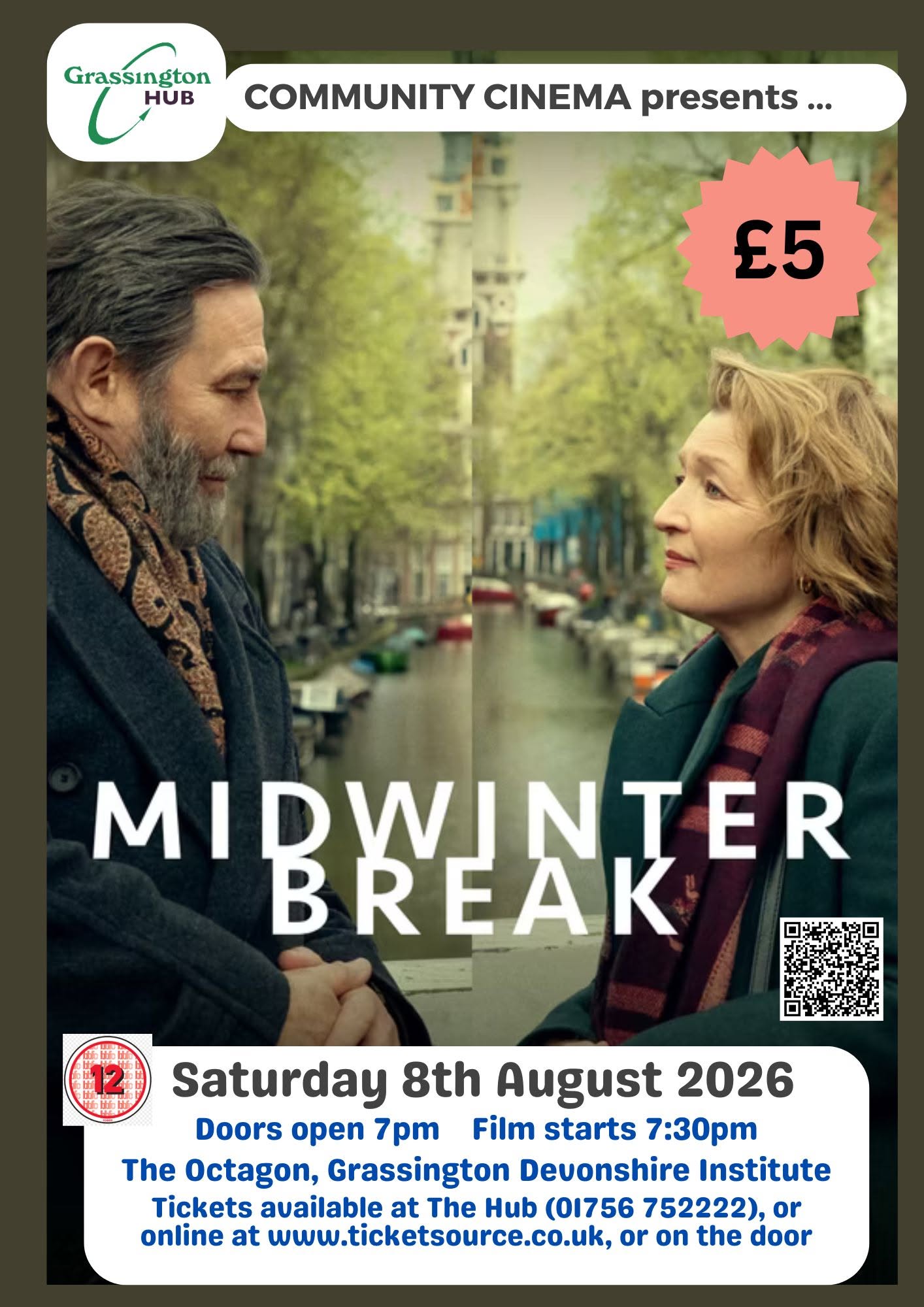 Grassington Hub Community Cinema presents Midwinter Break