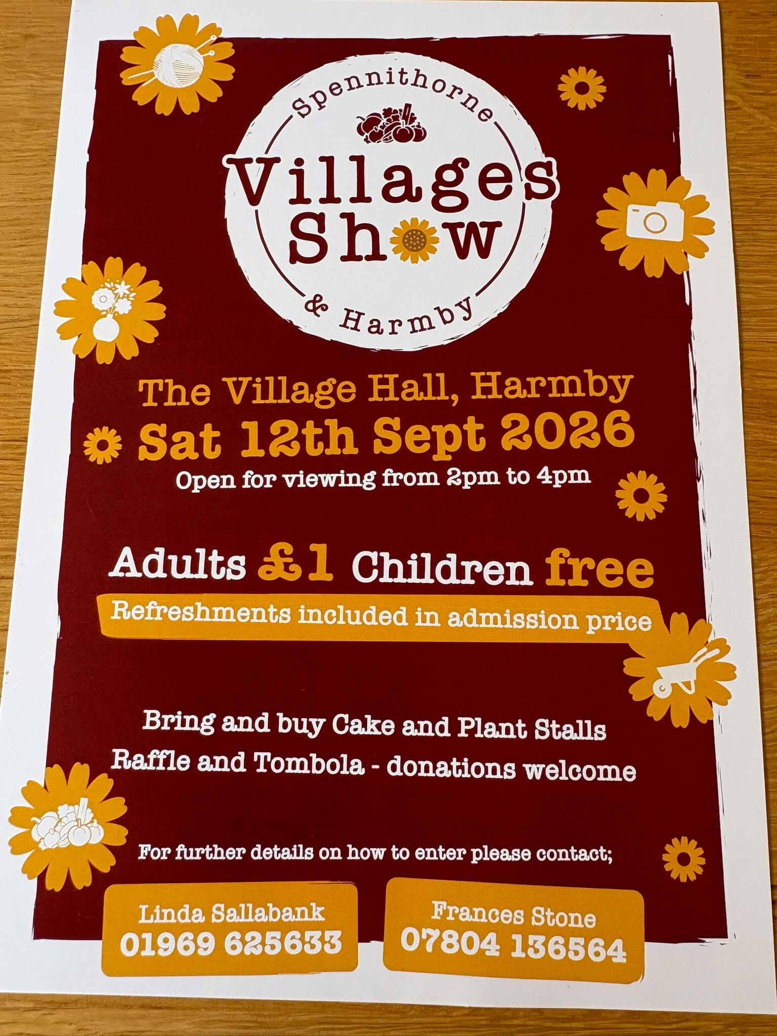 Spennithorne and Harmby Villages Show