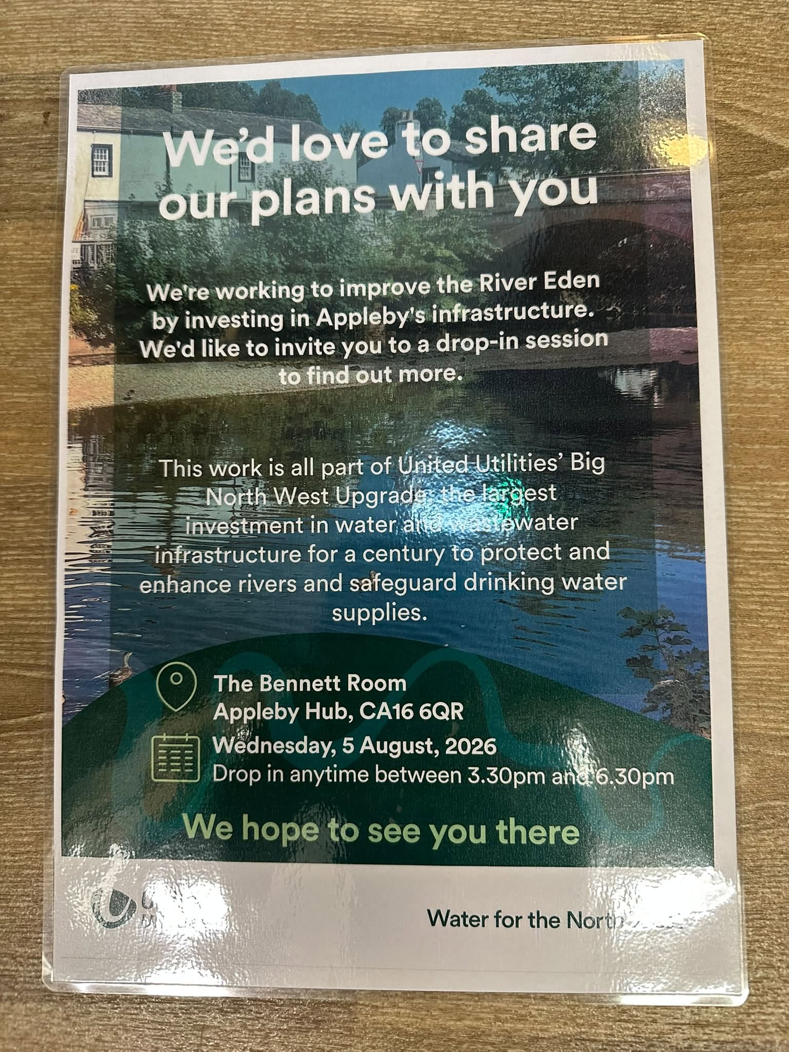 River Eden drop-in session.