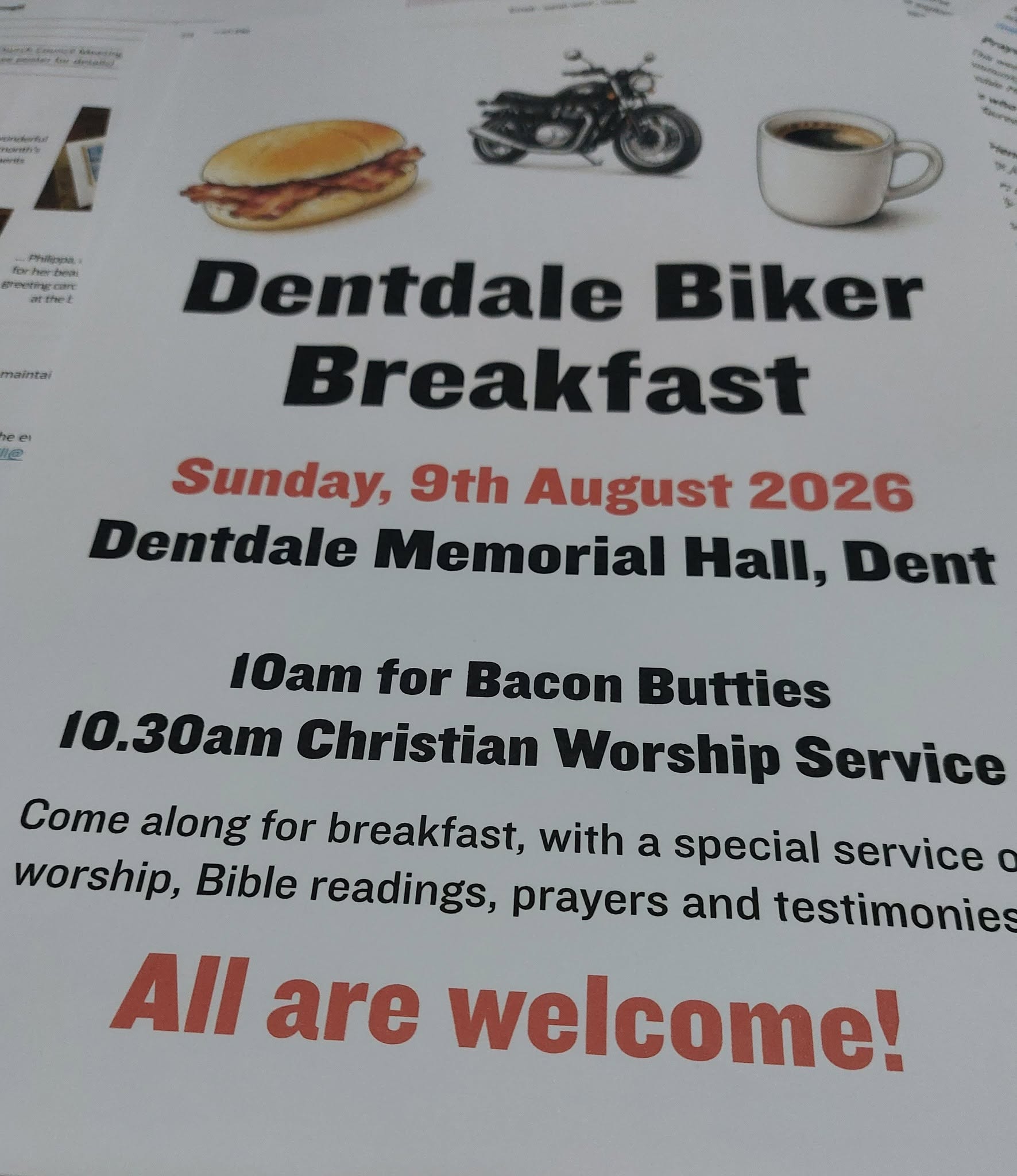 Dentdale Biker Breakfast