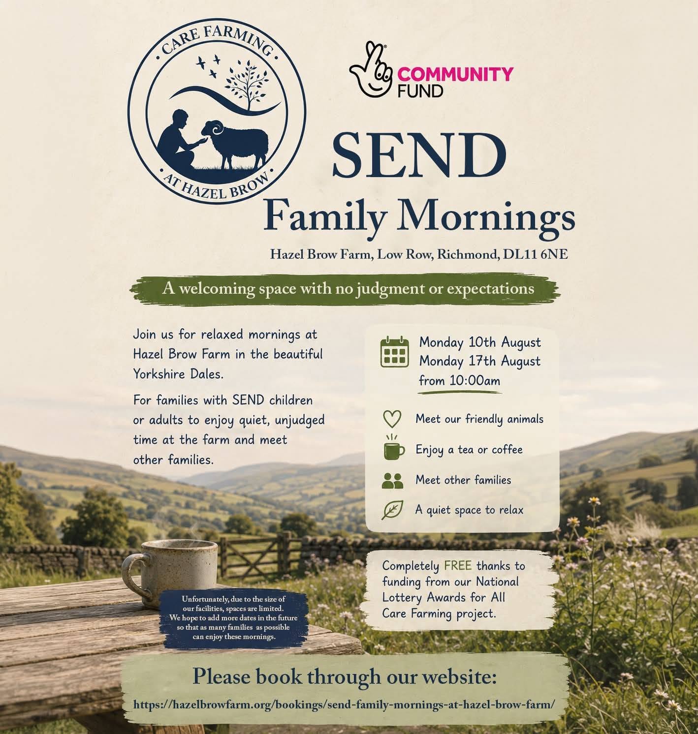 SEND Family Mornings at Hazel Brow Farm