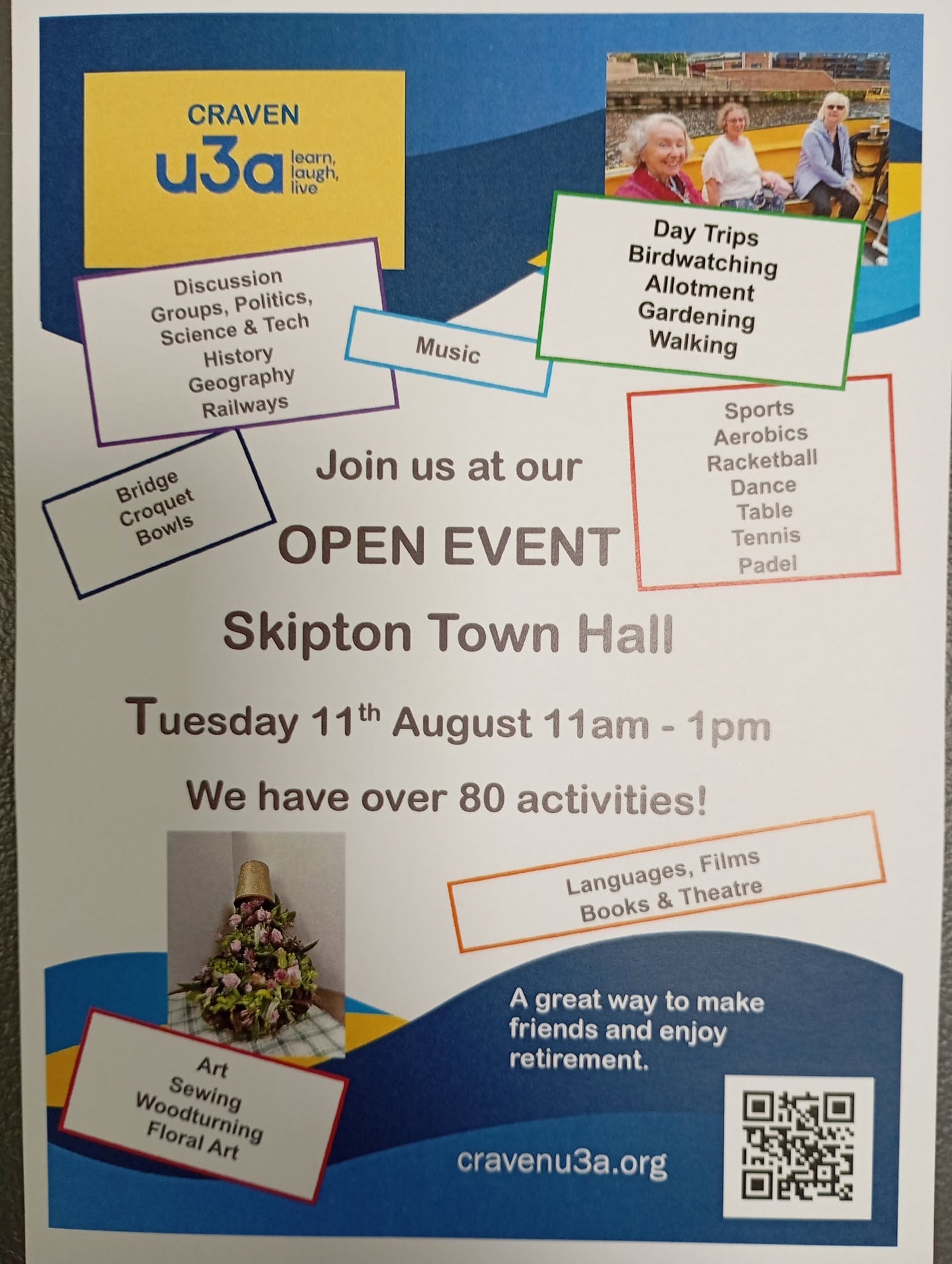 Craven u3a Open Event