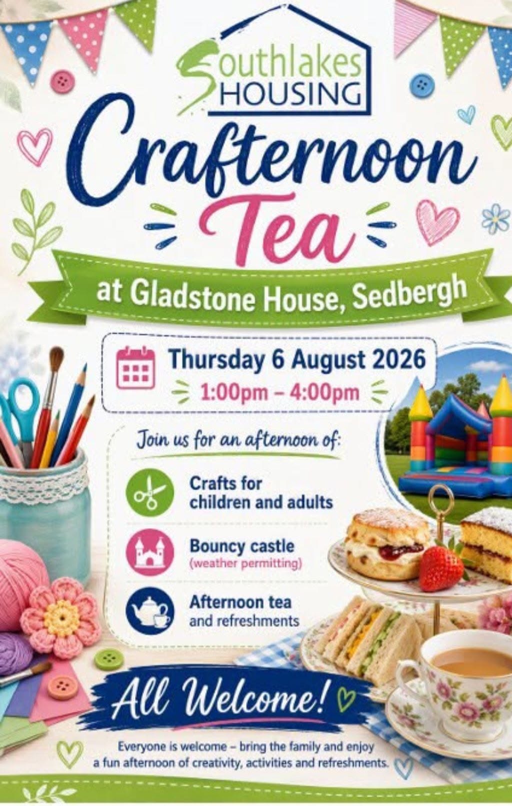 South Lakes Housing Crafternoon Tea