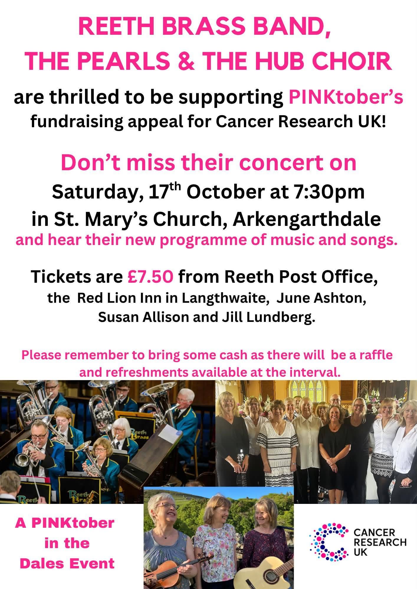 Reeth Brass Band The Pearls & Hub Choir