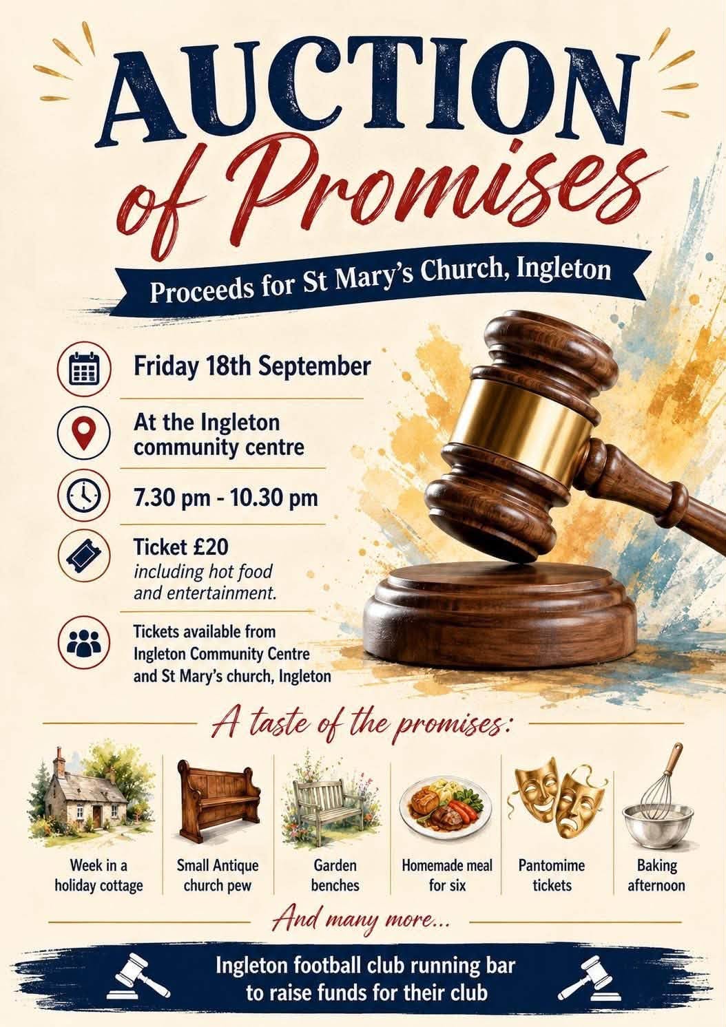 Auction of Promises