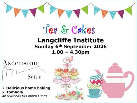 Tea & Cakes Langcliffe Village Institute