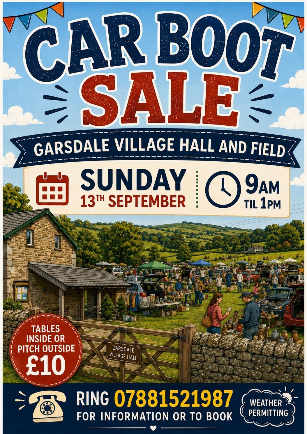 Garsdale Car boot Sale