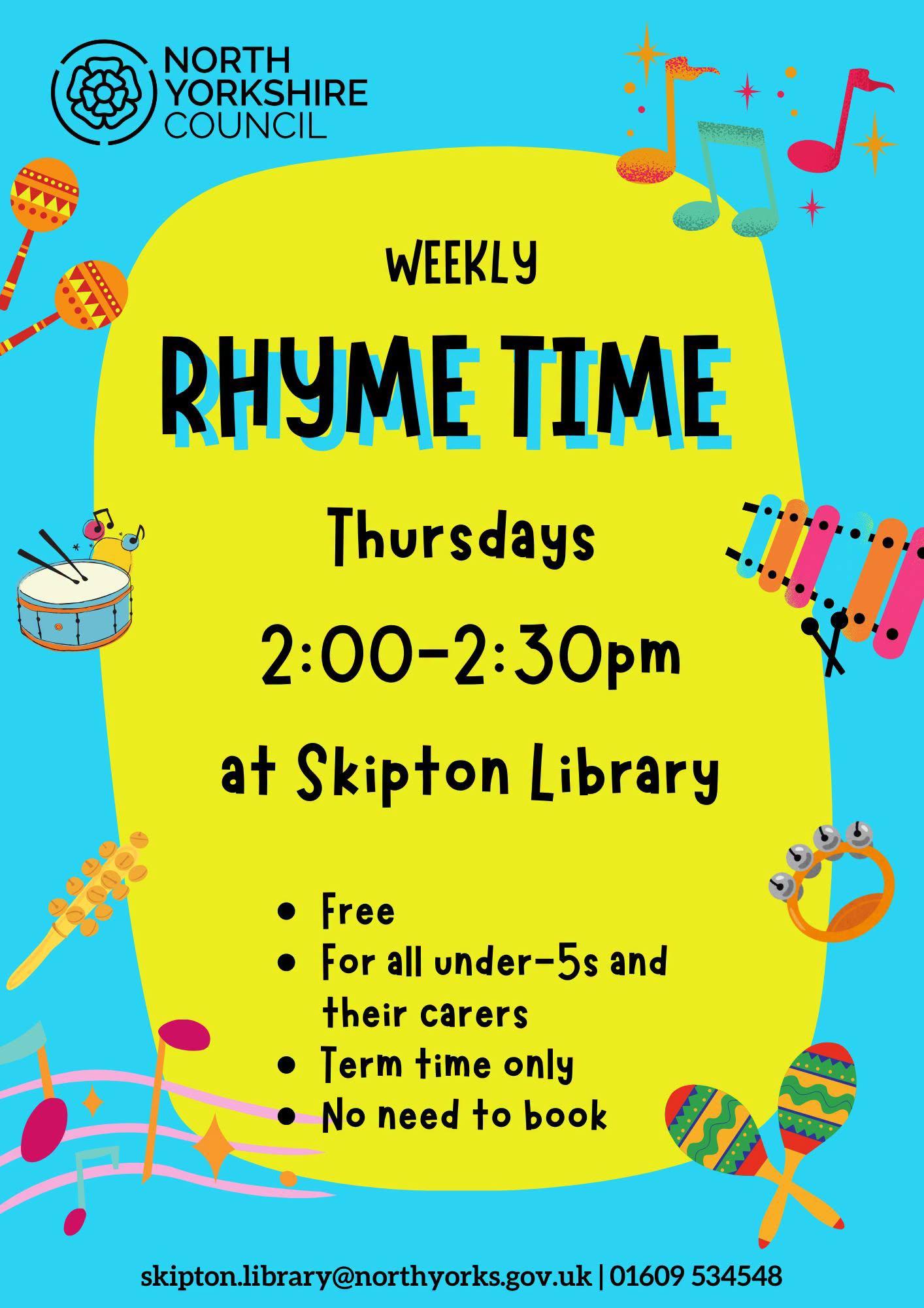 Weekly Rhyme Time