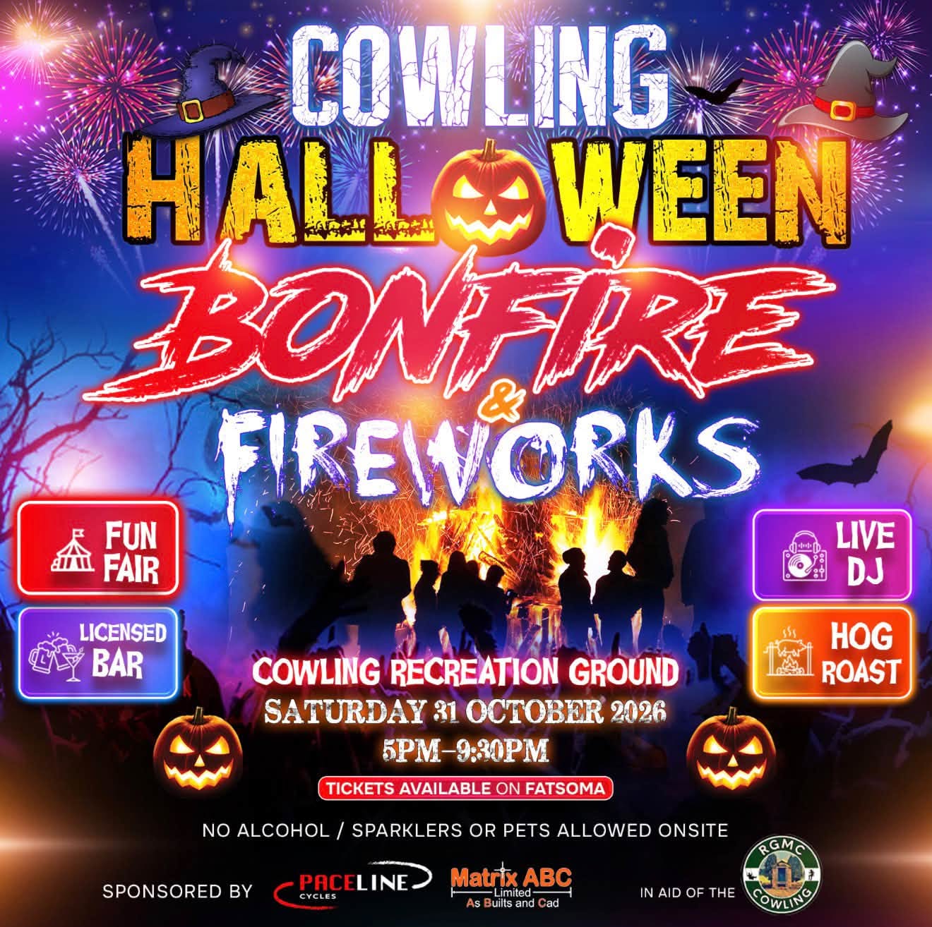 Cowling Halloween Bonfire