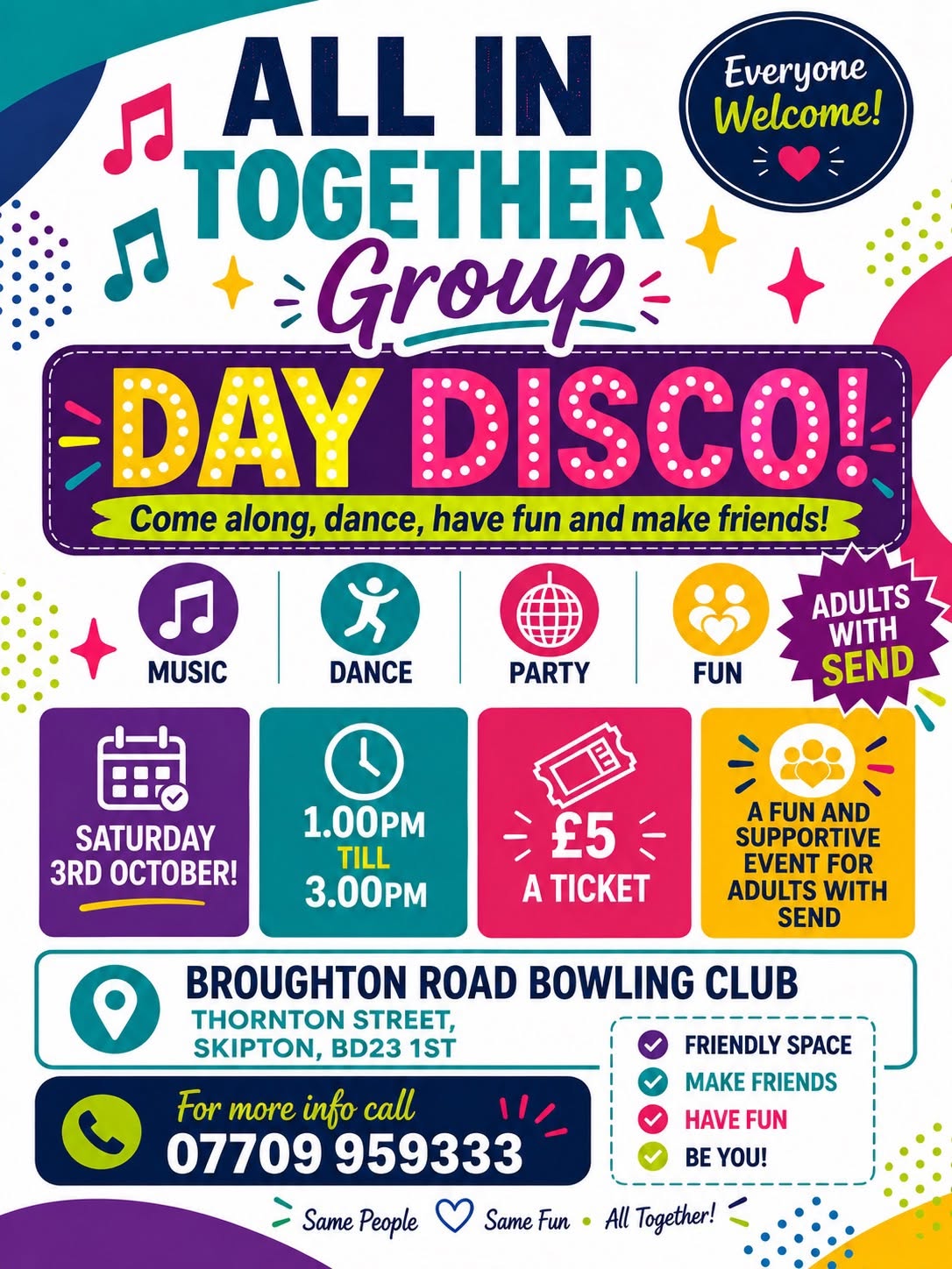 All In Together Group Day Disco