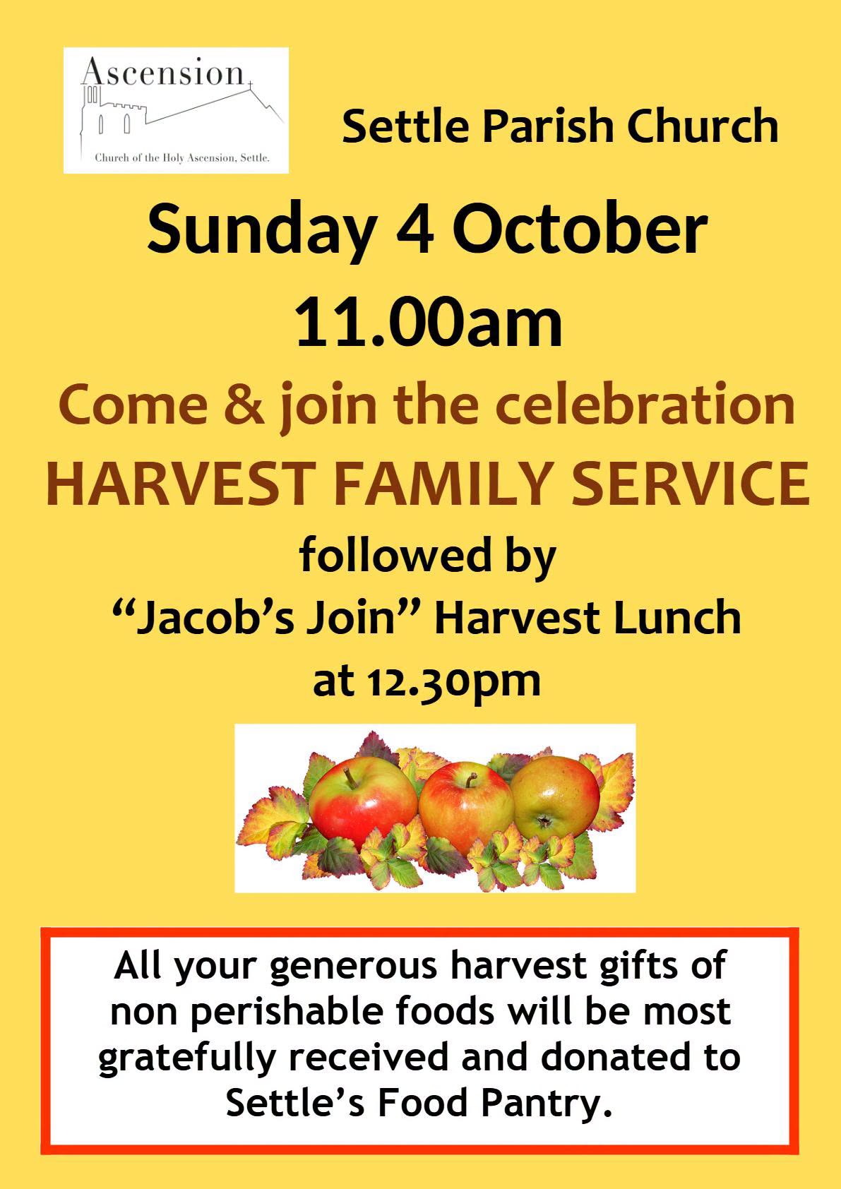 Settle Parish Church Harvest Family Service
