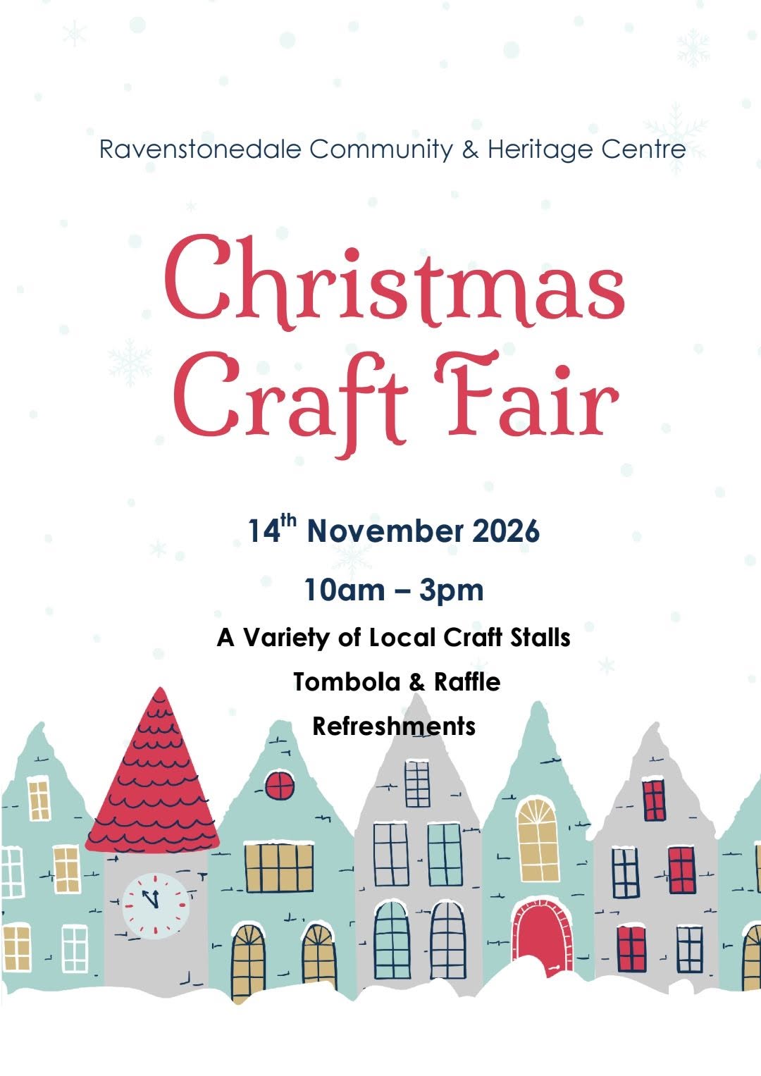 Ravenstonedale Community & Heritage Centre Christmas Craft Fair