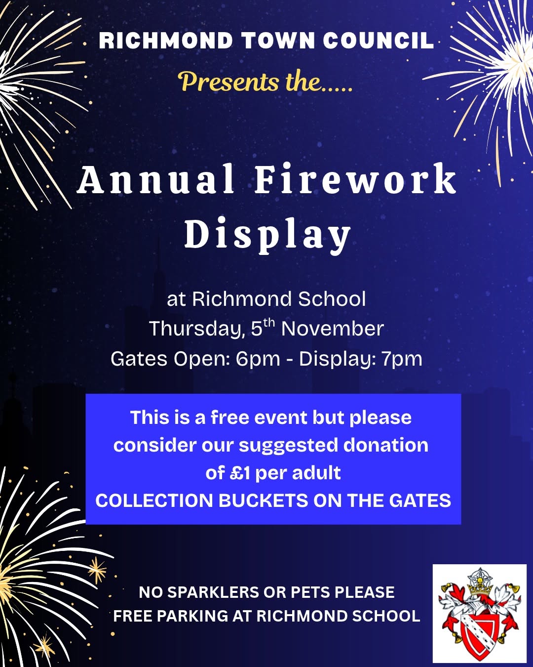 Richmond Town Council Presents the Annual Firework Display
