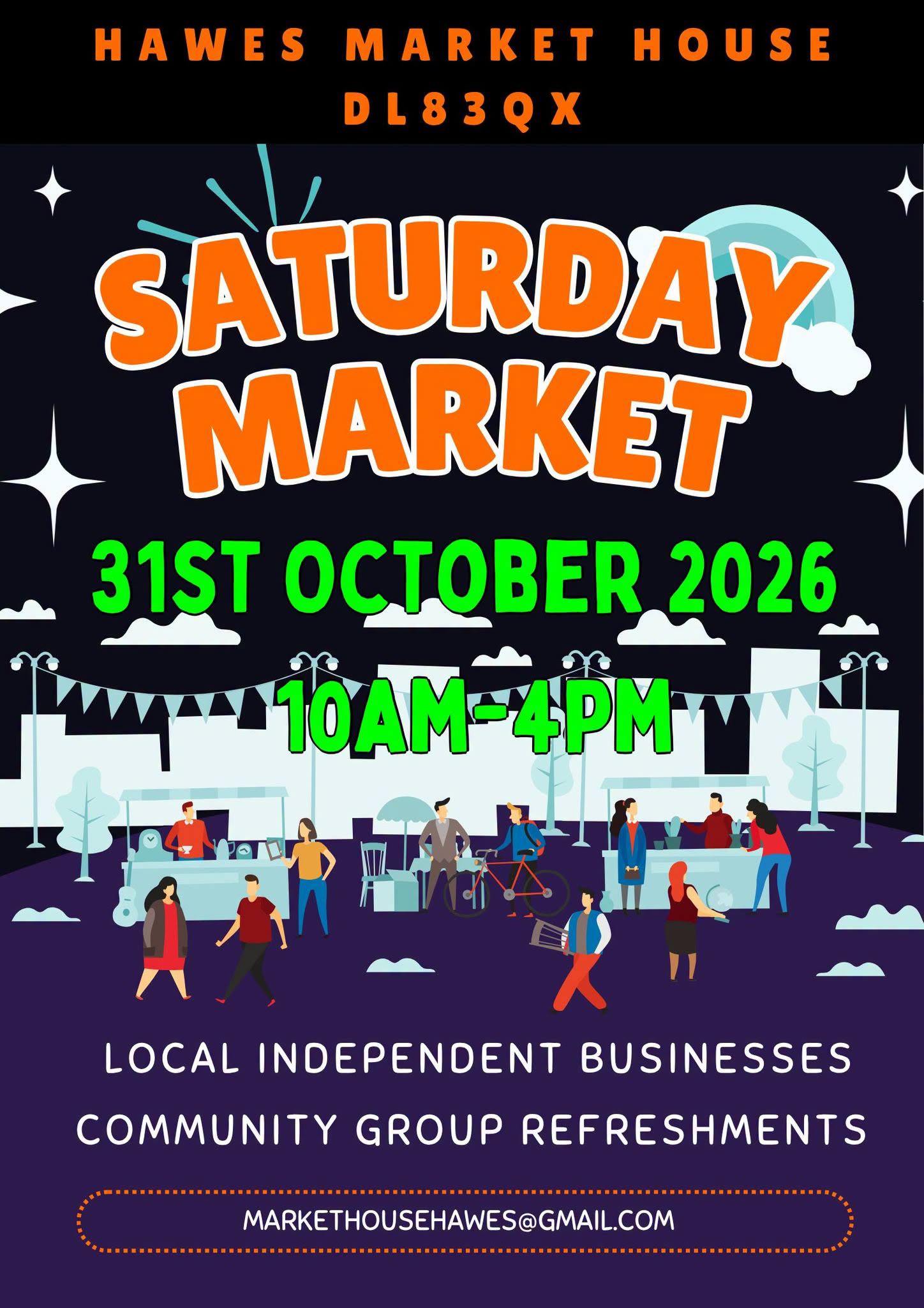 Hawes Market House Saturday Market