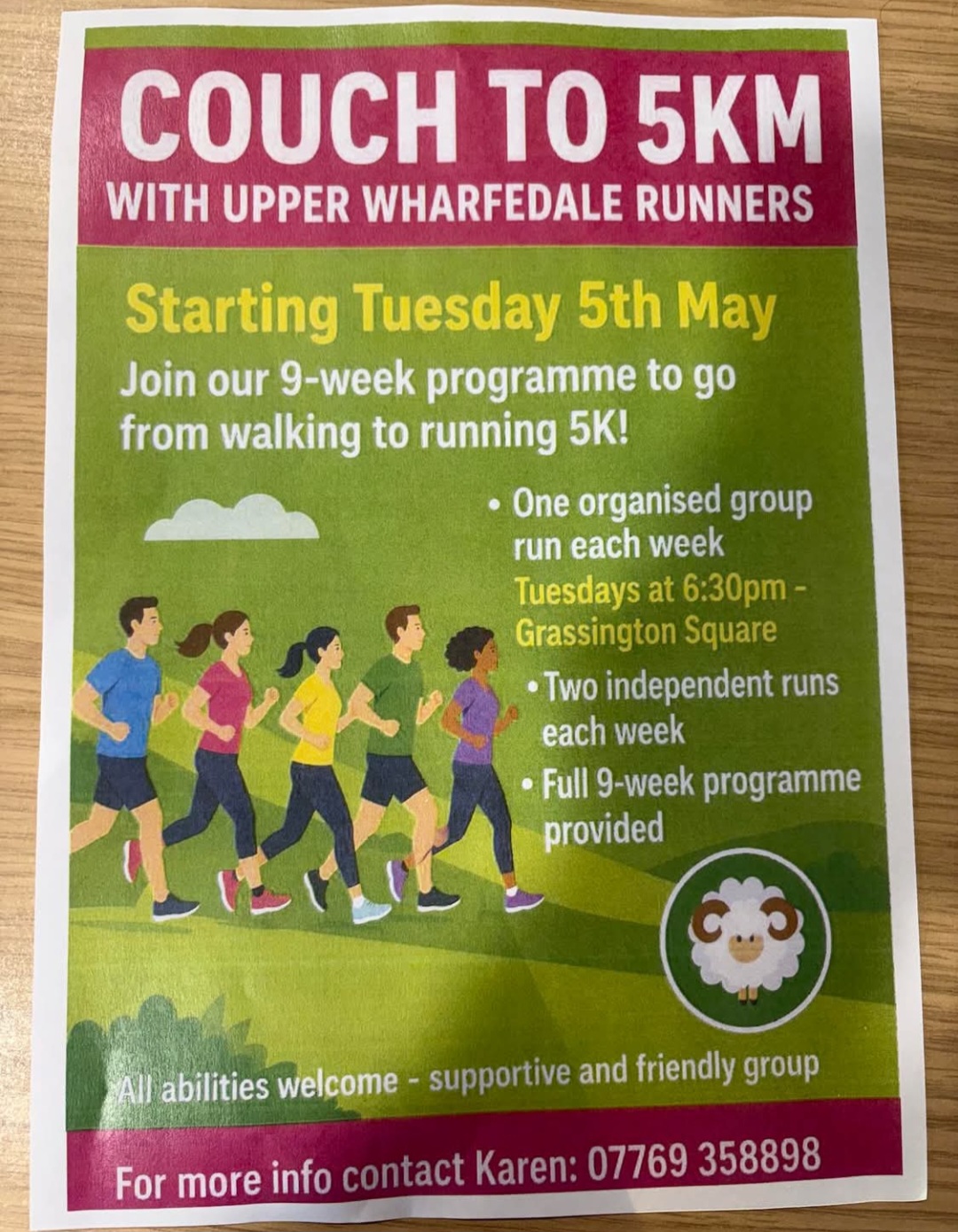 Couch to 5K With Upper Wharfedale Runners