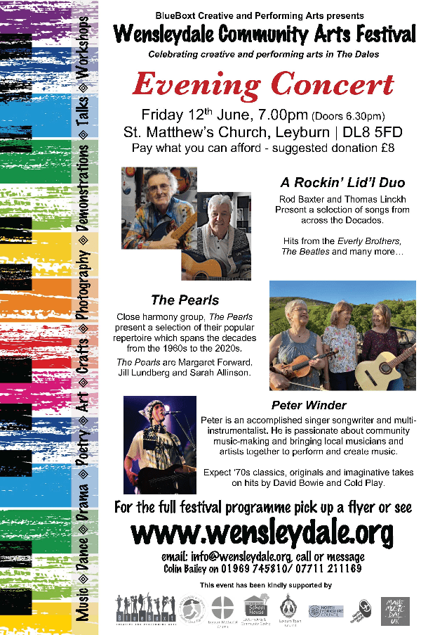 A Rockin' Lid'l Duo - Rod Baxter and Thomas Linckh | Wensleydale Community Arts Festival