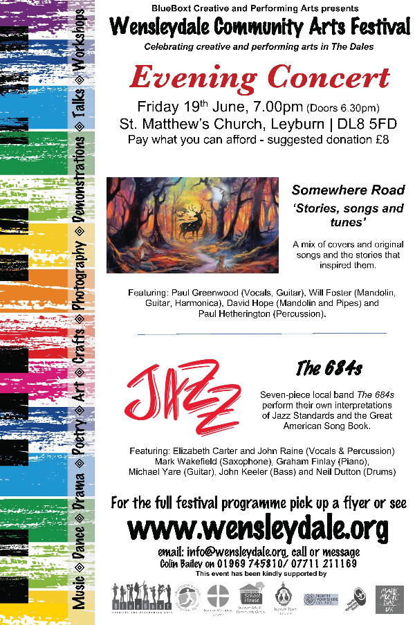 The 684s - Jazz Standards and the Great American Songbook | Wensleydale Community Arts Festival