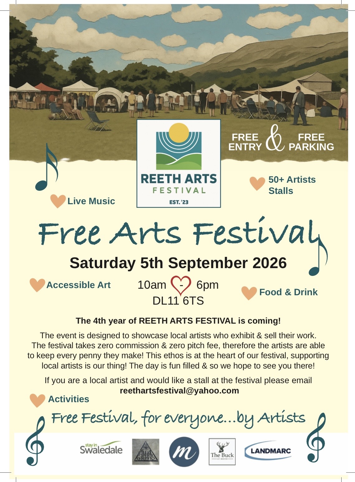 Reeth Arts Festival ‘26
